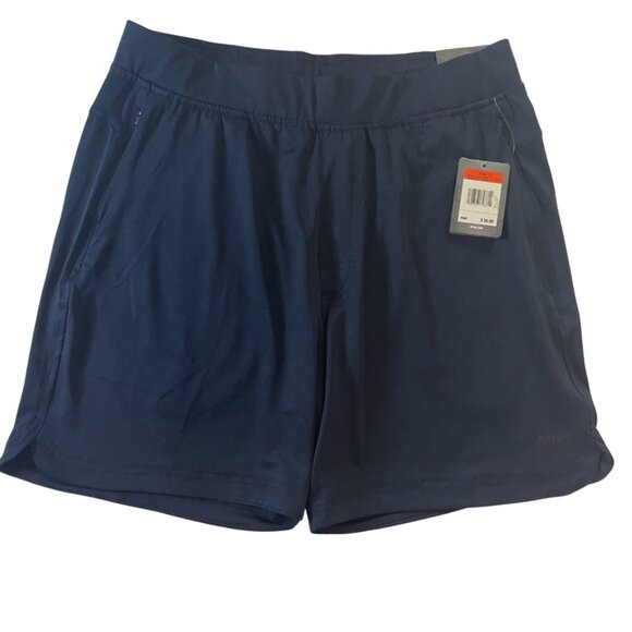 Mitre. Men's stretch shorts size L. Color Navy. Made in Bangladesh. - Picture 1 of 5